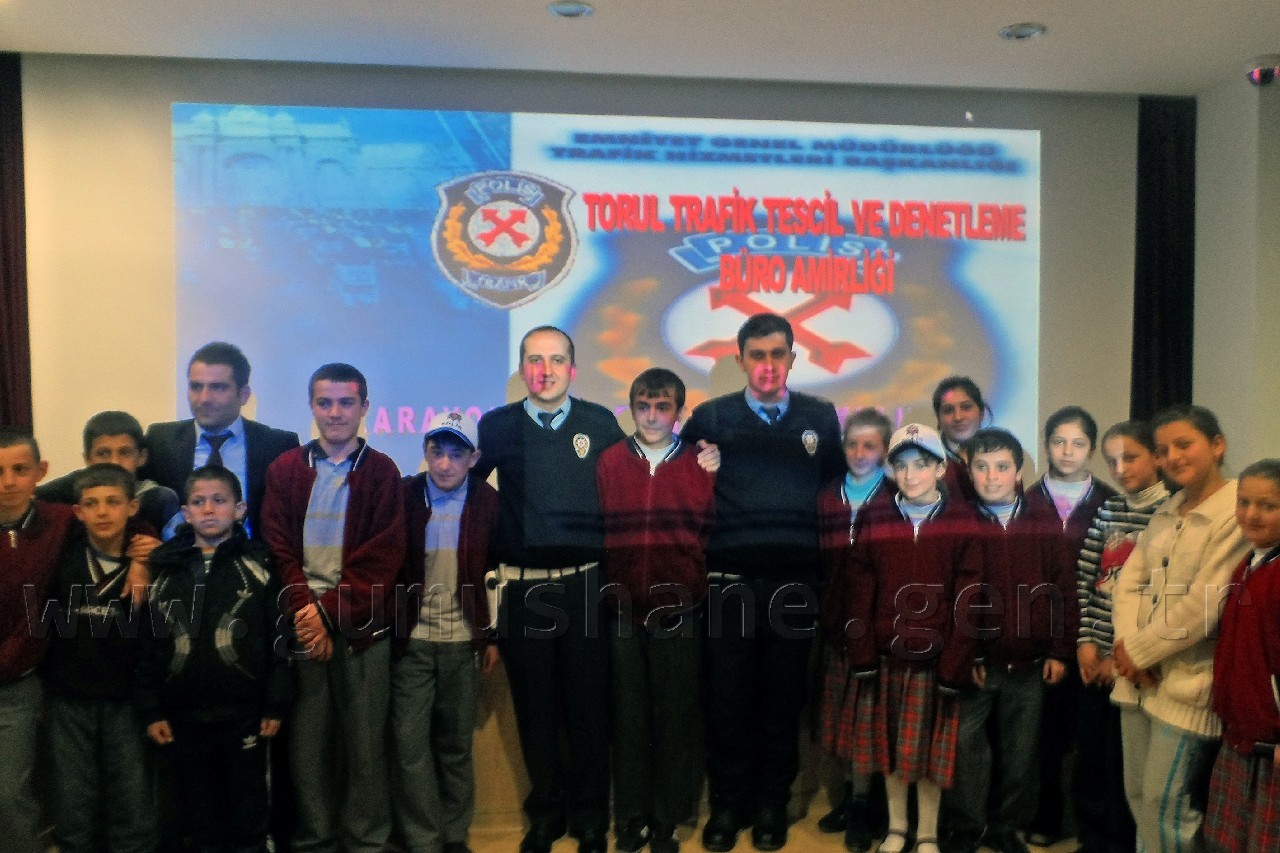 Torul'da Öğrencilere Trafik Eğitimi Verildi 6