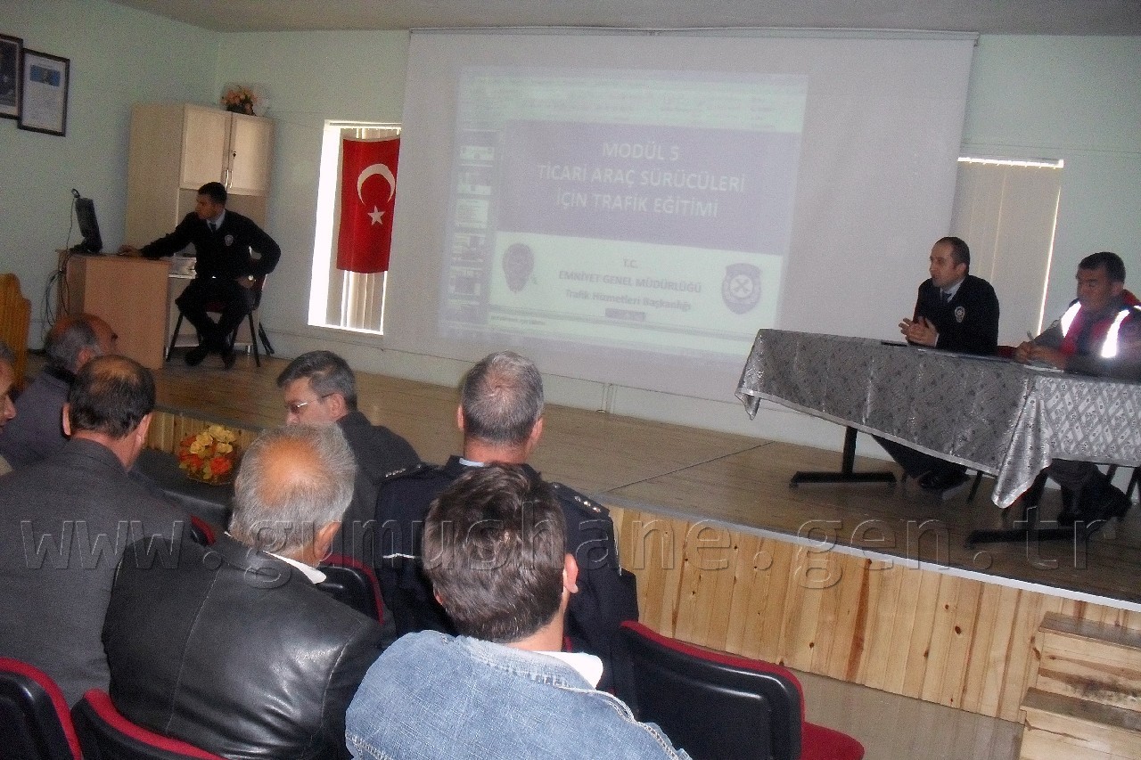 Torul'da Taşımalı Eğitim Şoförlerine Eğitim 1