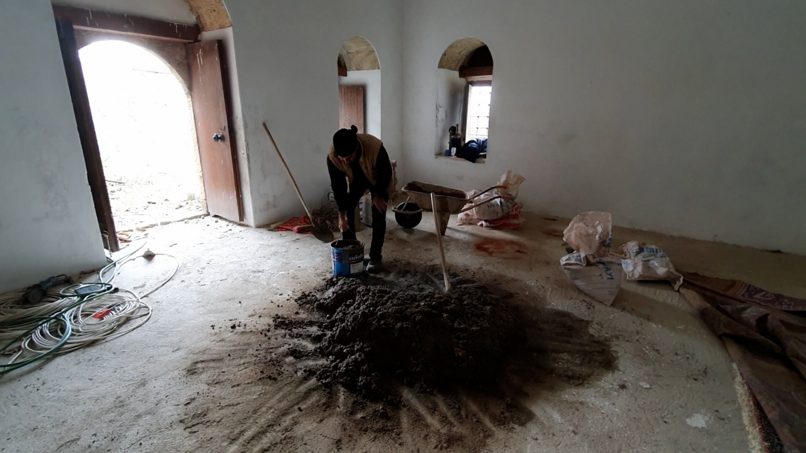 Ecdat yadigarına eksik restorasyon düzeltiliyor 1