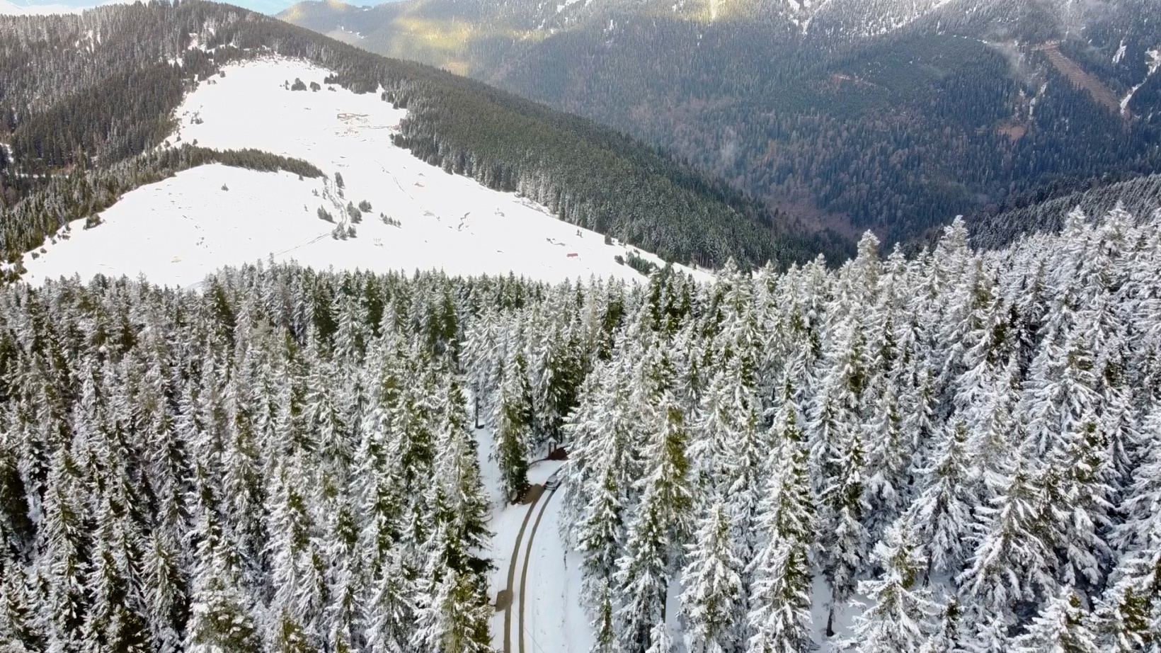 Gümüşhane yaylalarından Nisan ayında kar ve sis manzaraları 11