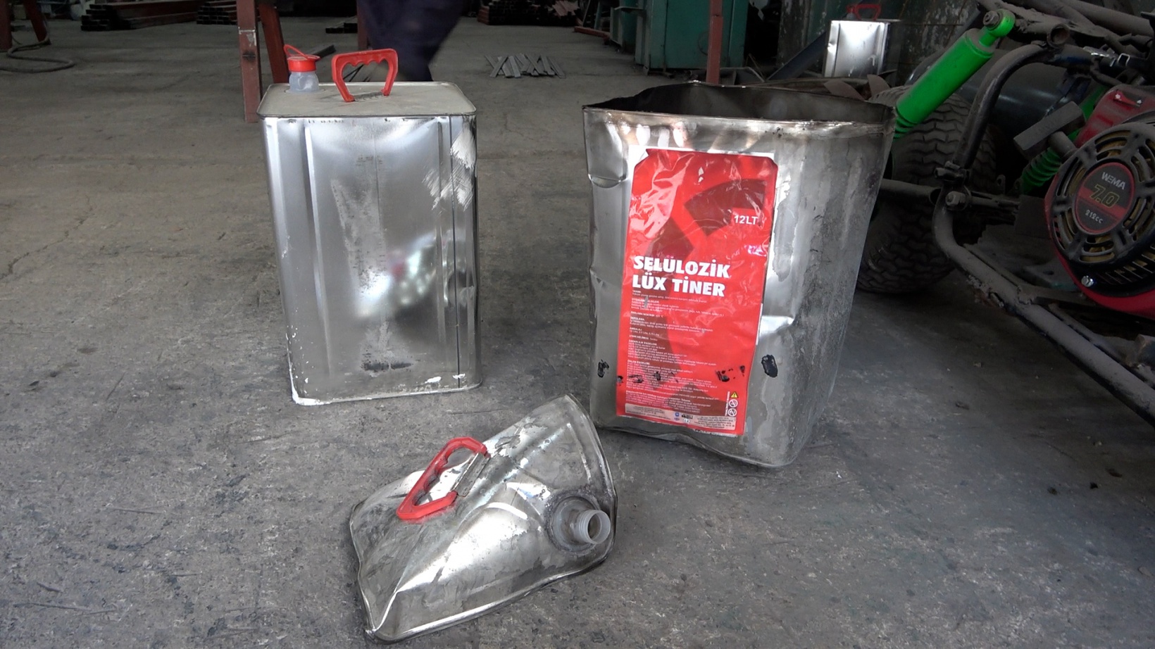 Alevler içinde kalan işçinin arkadaşları o anları anlattı 8