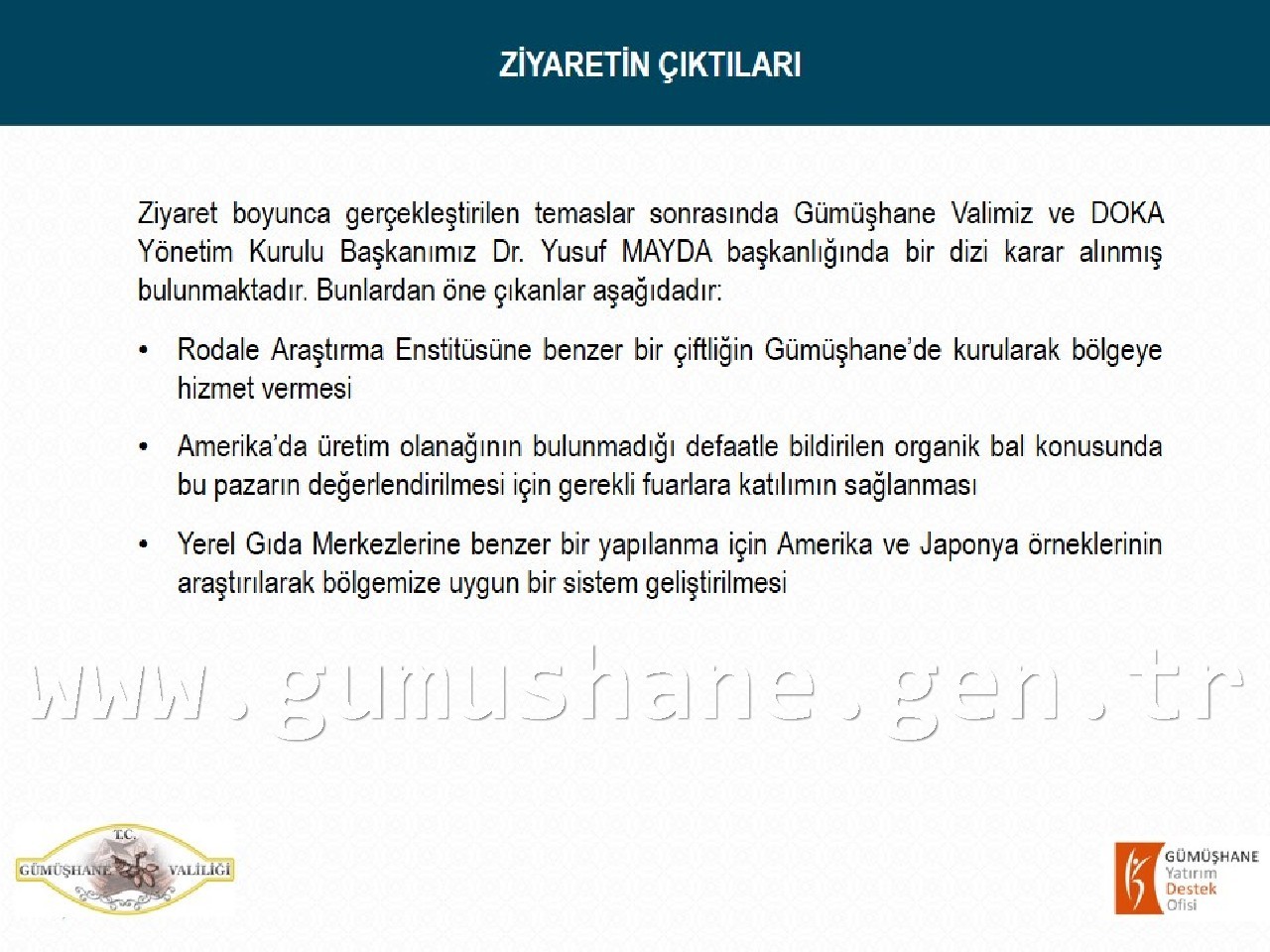 Gümüşhane'ye Organik Tarım Çiftliği Kurulacak 29