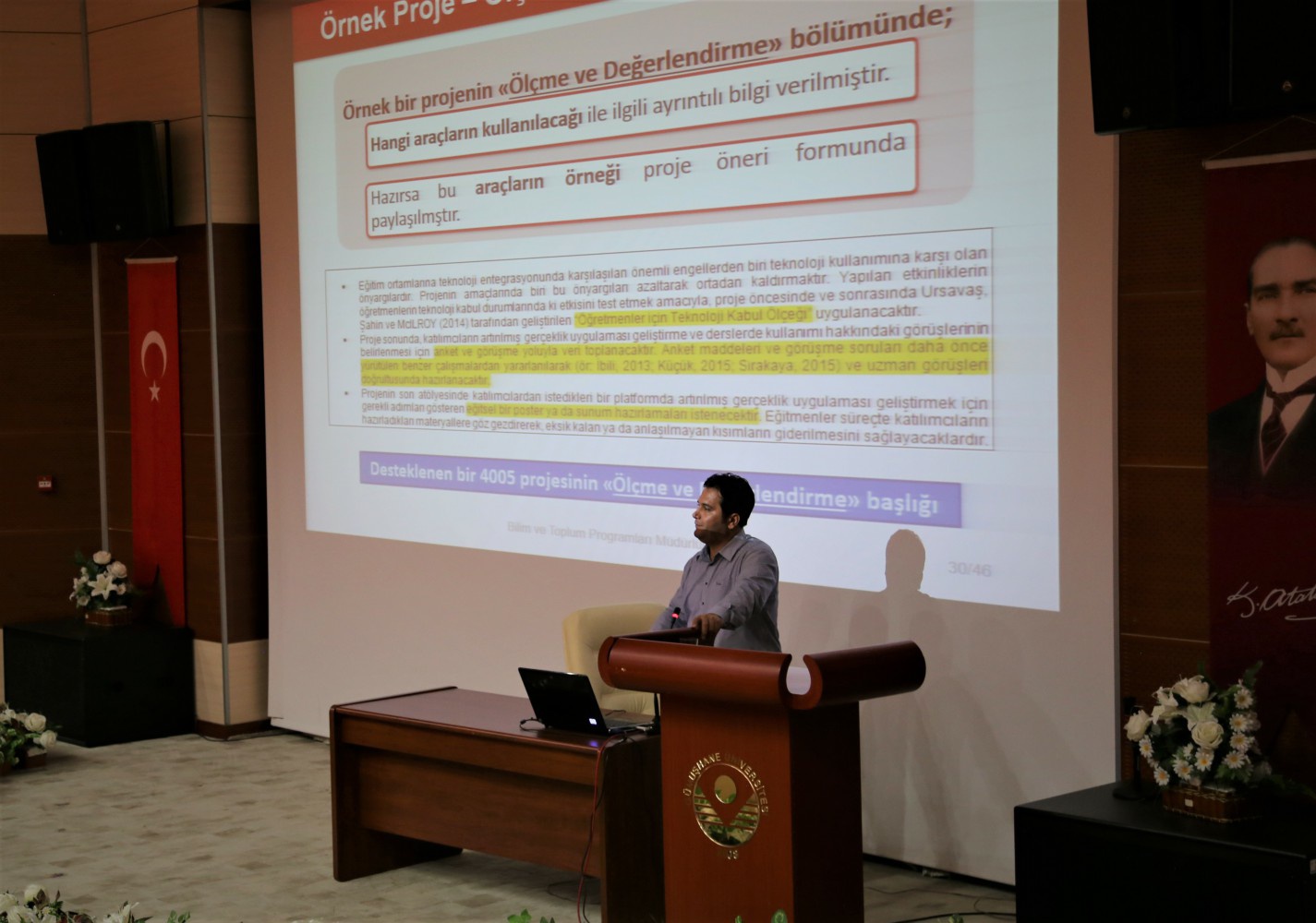 Akademisyenlere TÜBİTAK projeleri ve bilimsel araştırmalar anlatıldı 1