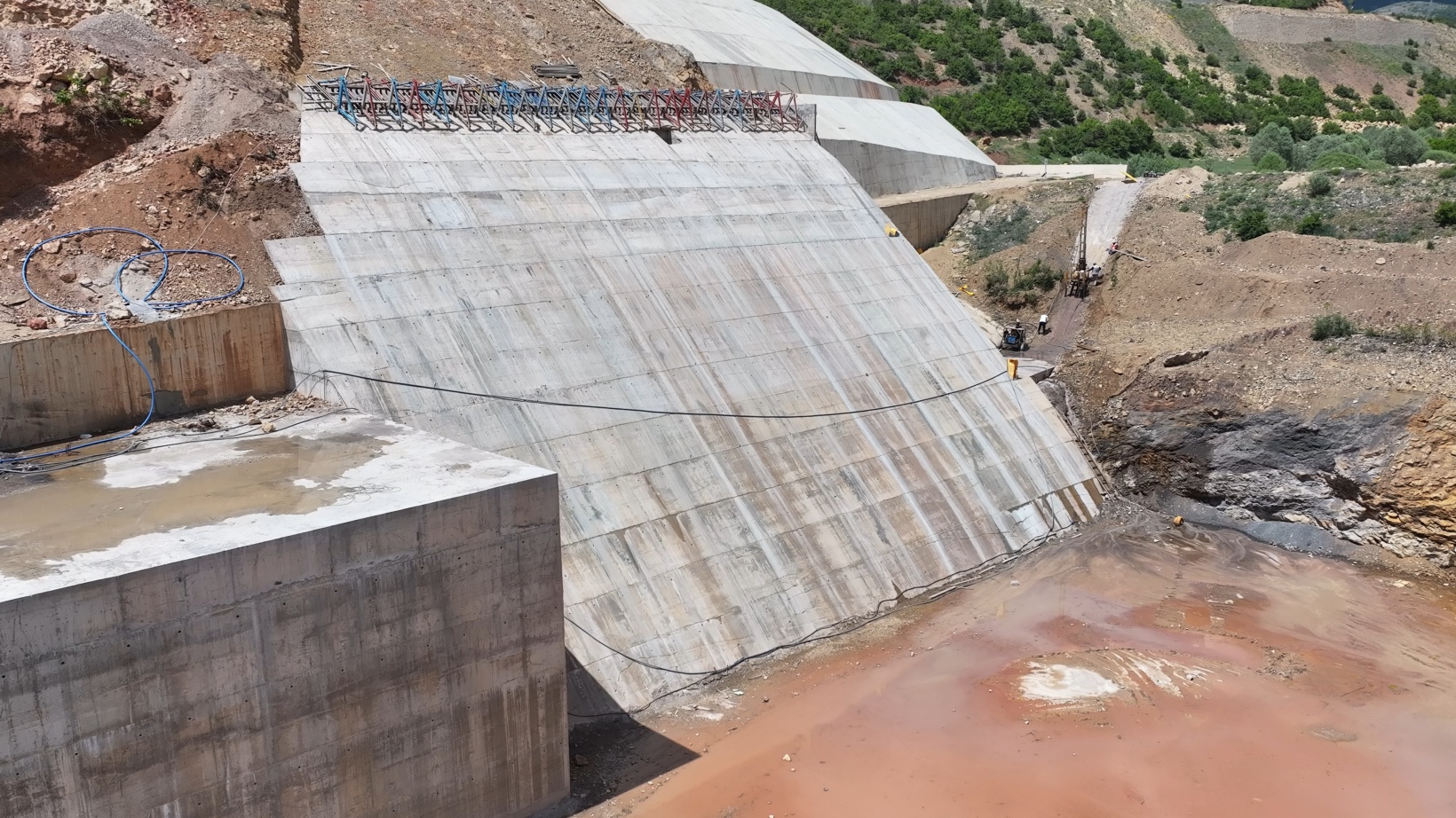 Tersun Barajında çalışmalar devam ediyor 1