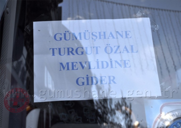 Turgut Özal Mevlidine Gümüşhane'den Yoğun Katılım  1