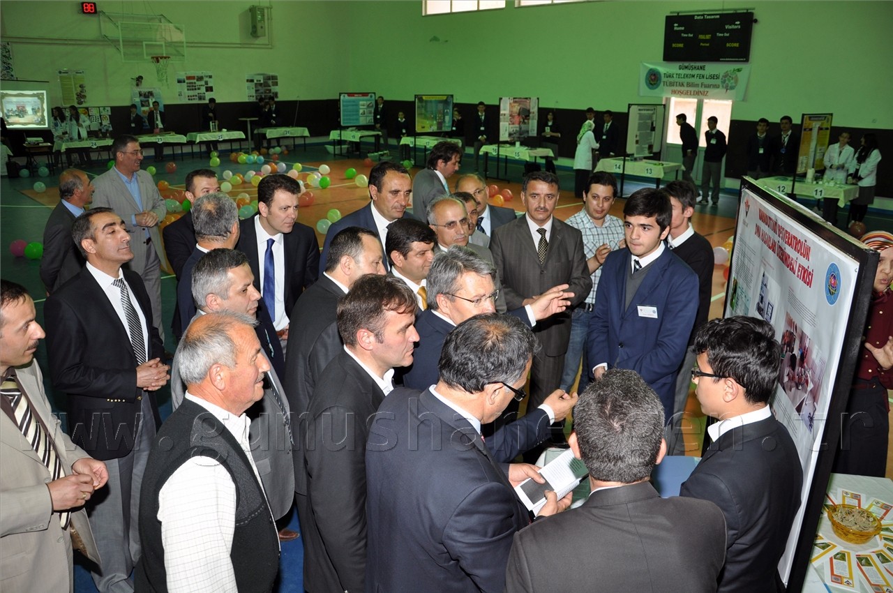 Gümüşhane'de Tübitak Bilim Fuarı Açıldı 2