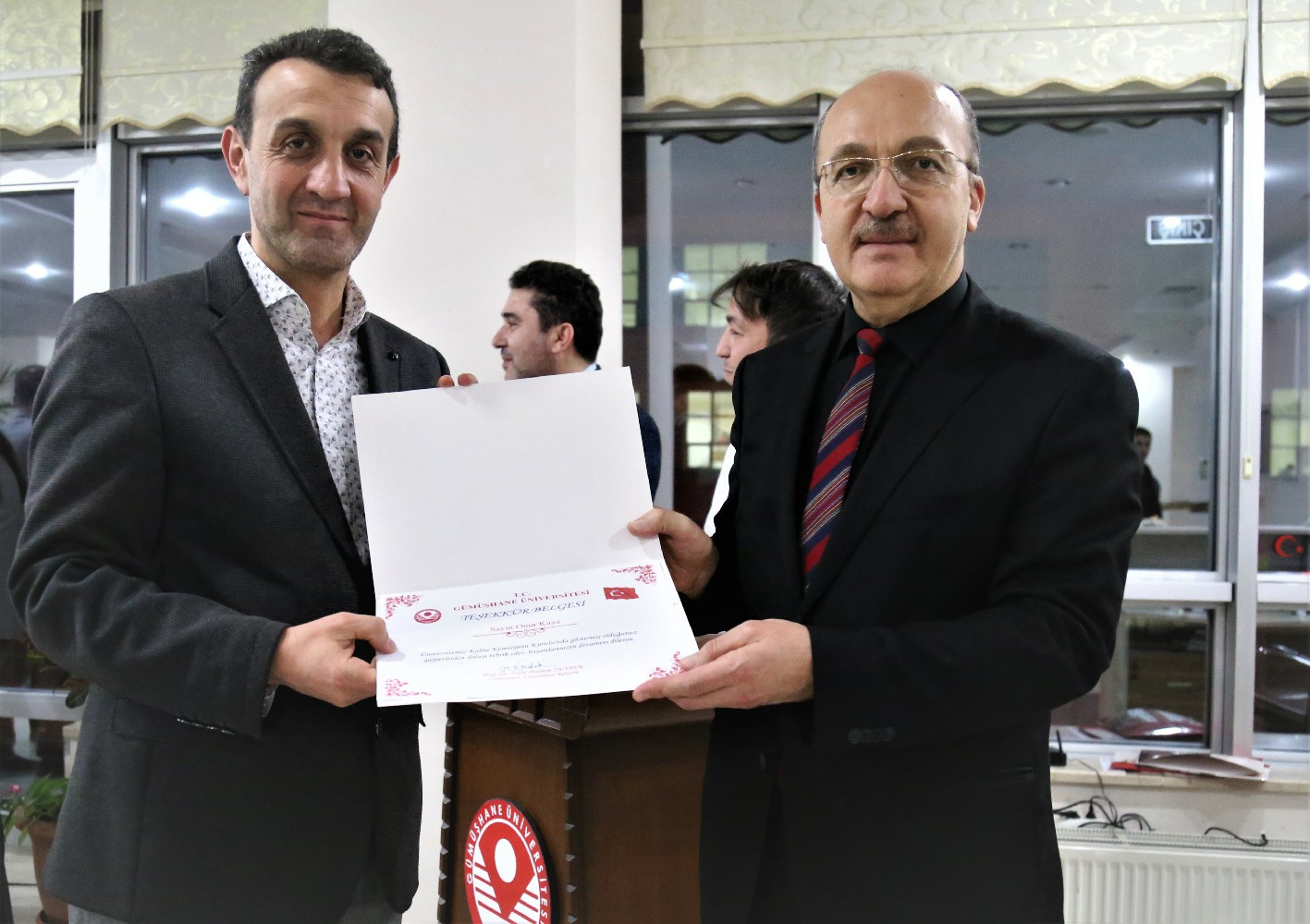 GÜ Kalite Komisyonu üyelerine teşekkür belgesi verildi 5