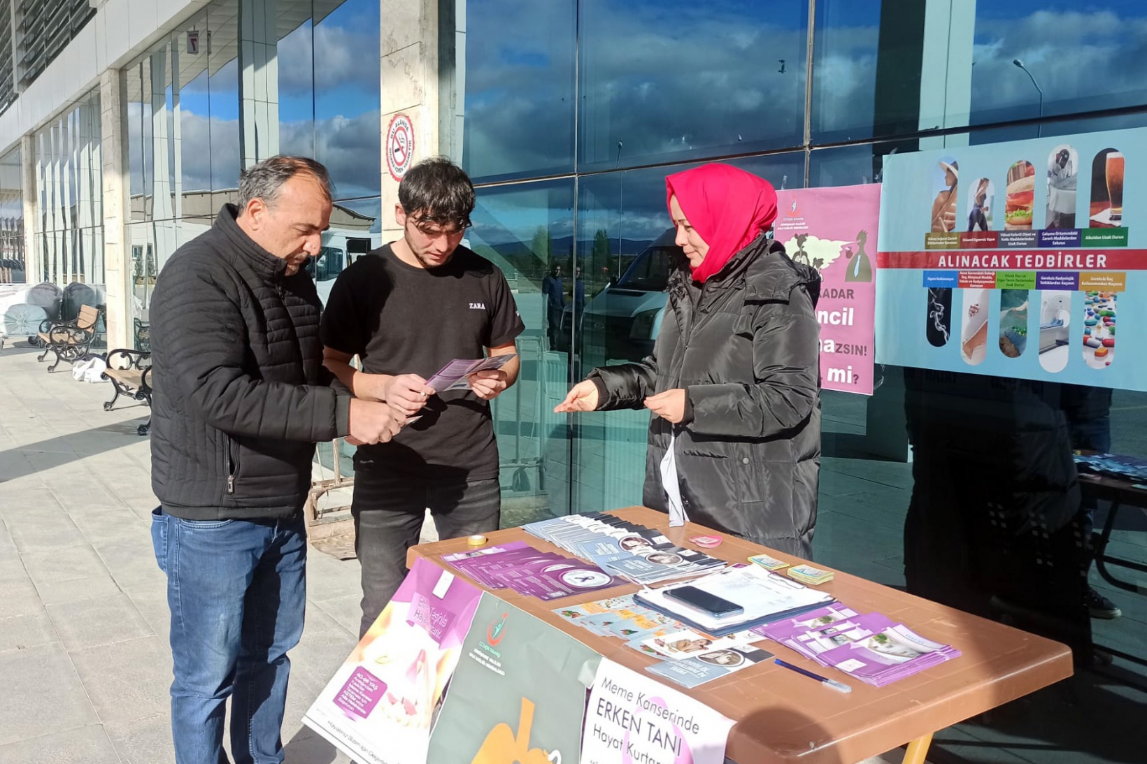 Kelkit'te vatandaşlara kanser bilgilendirmesi 2
