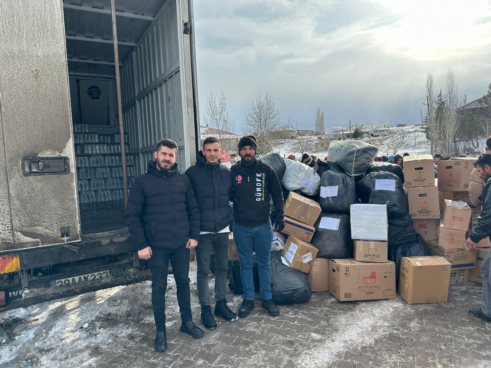 Gümüşhane ekibi Elbistan'ın köylerinde 3