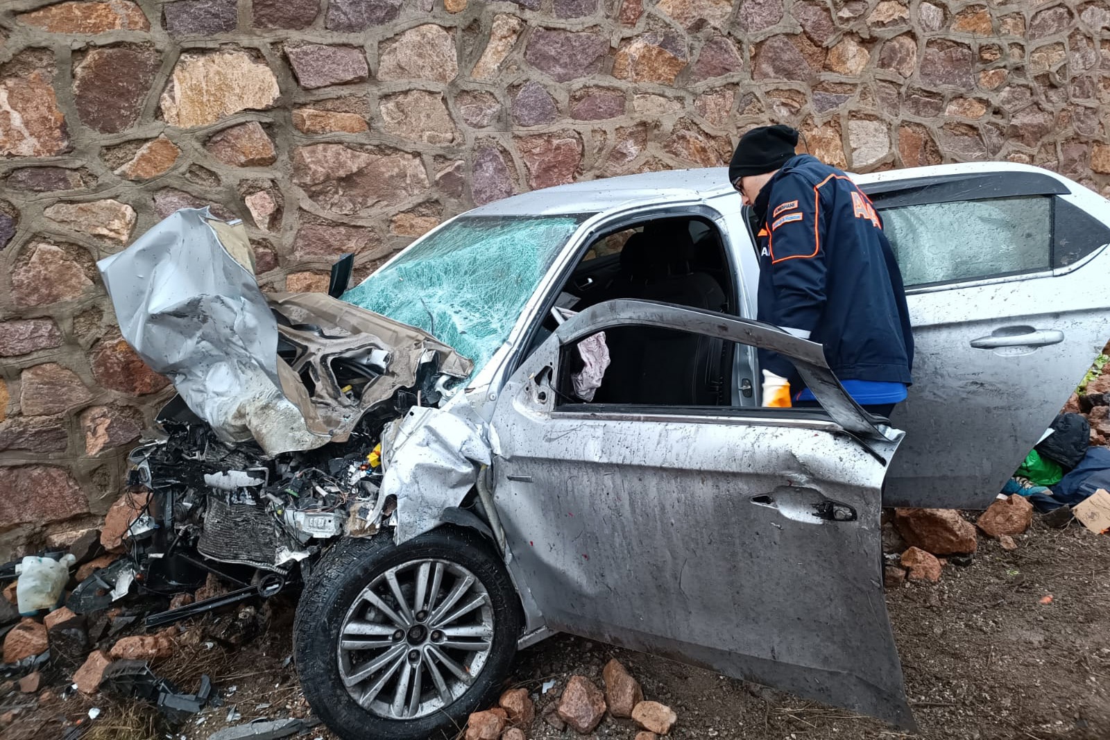 Gümüşhane’de trafik kazası: 2 yaralı 3