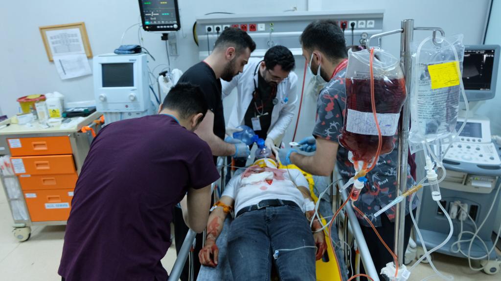 Gümüşhane Devlet Hastanesi’nde yapılan tatbikat gerçeği aratmadı 10