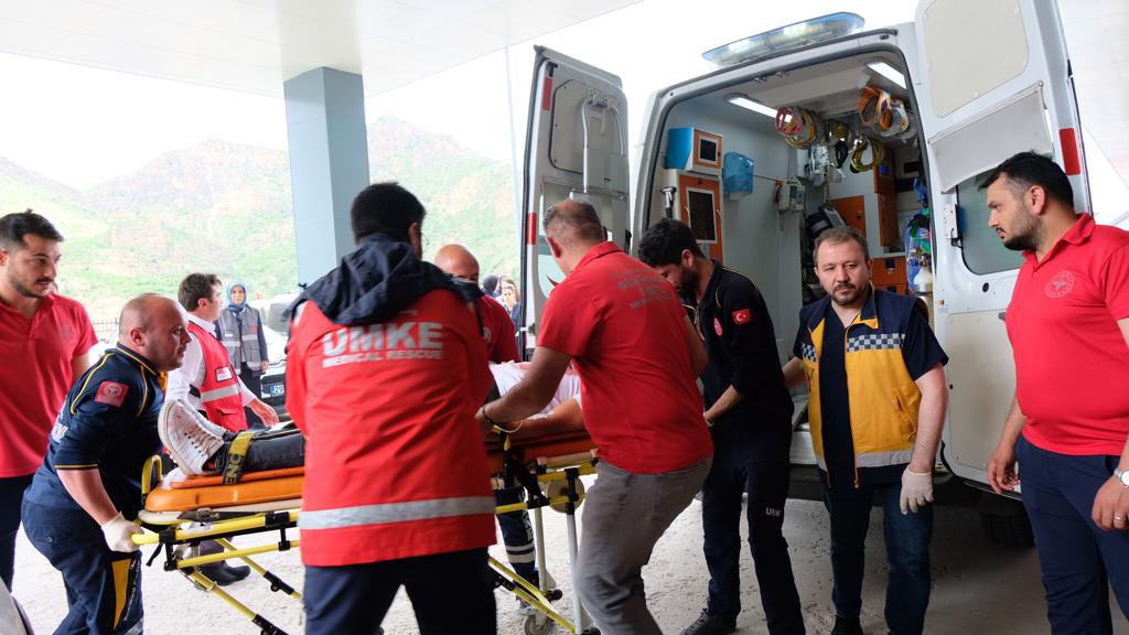 Gümüşhane Devlet Hastanesi’nde yapılan tatbikat gerçeği aratmadı 8