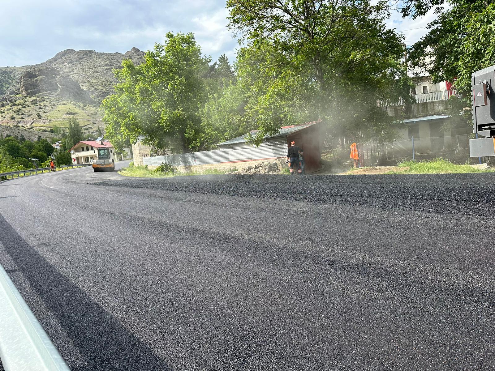 Ve o yolda çalışmalar başladı 2