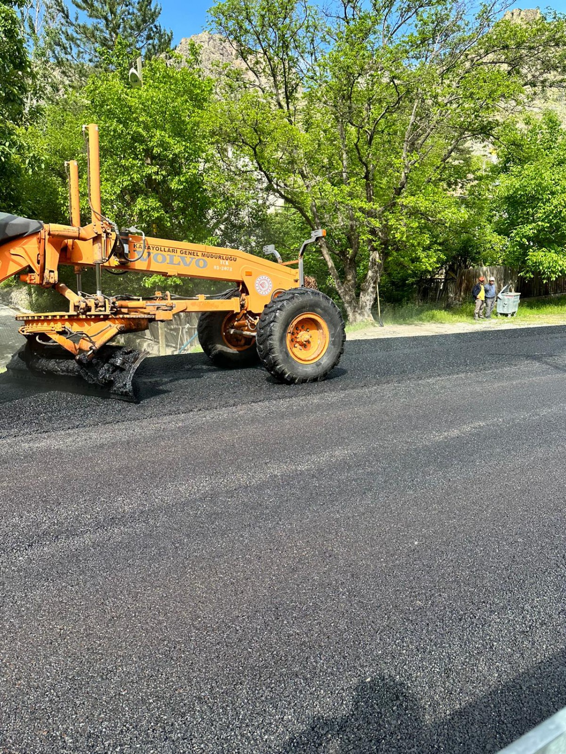 Ve o yolda çalışmalar başladı 1
