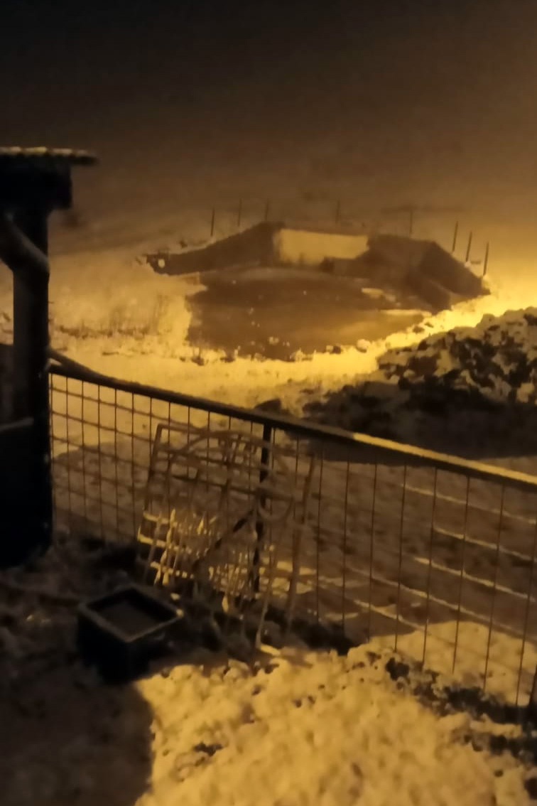 Gümüşhane'nin yükseklerinde kar yağışı 7