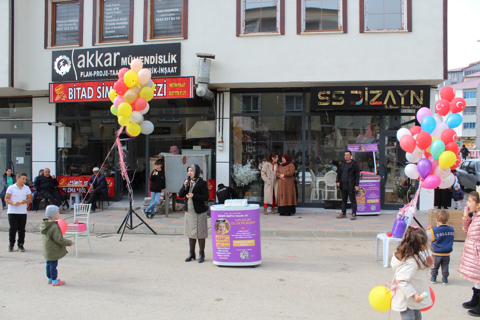 Balonlar Ömer Asaf bebek için uçuruldu 3