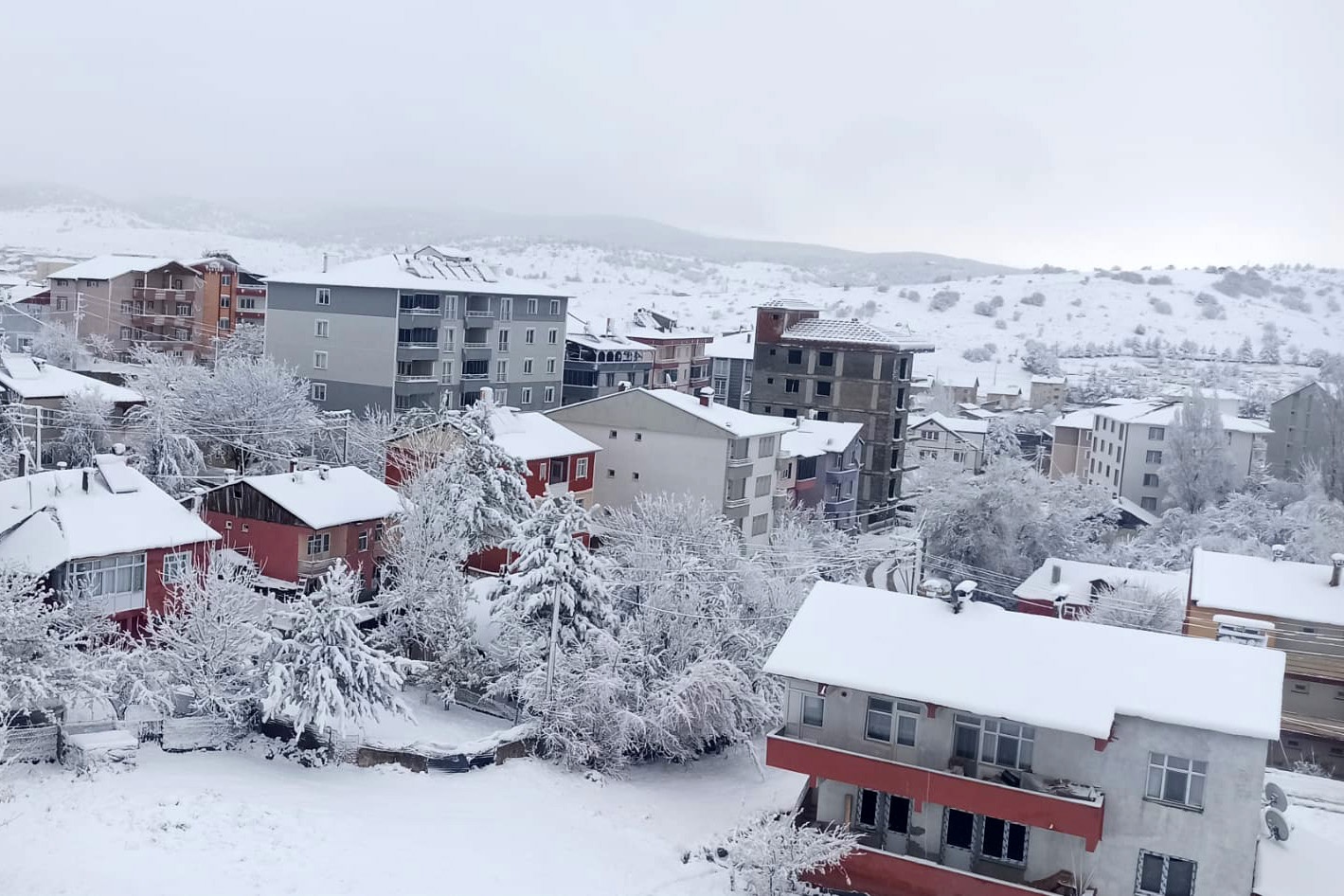 Gümüşhane’de kar yağışı 6