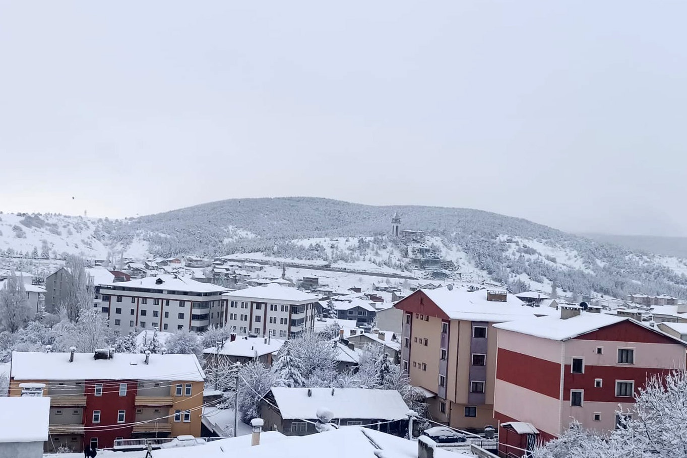 Gümüşhane’de kar yağışı 2