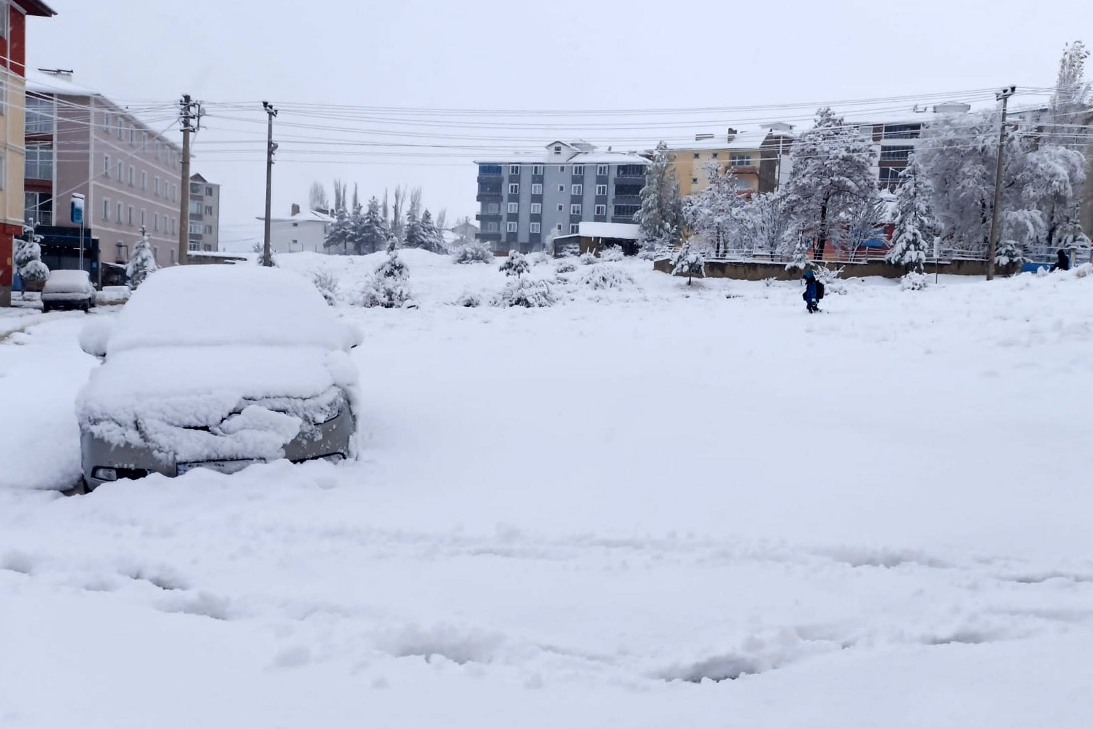 Gümüşhane’de kar yağışı 1
