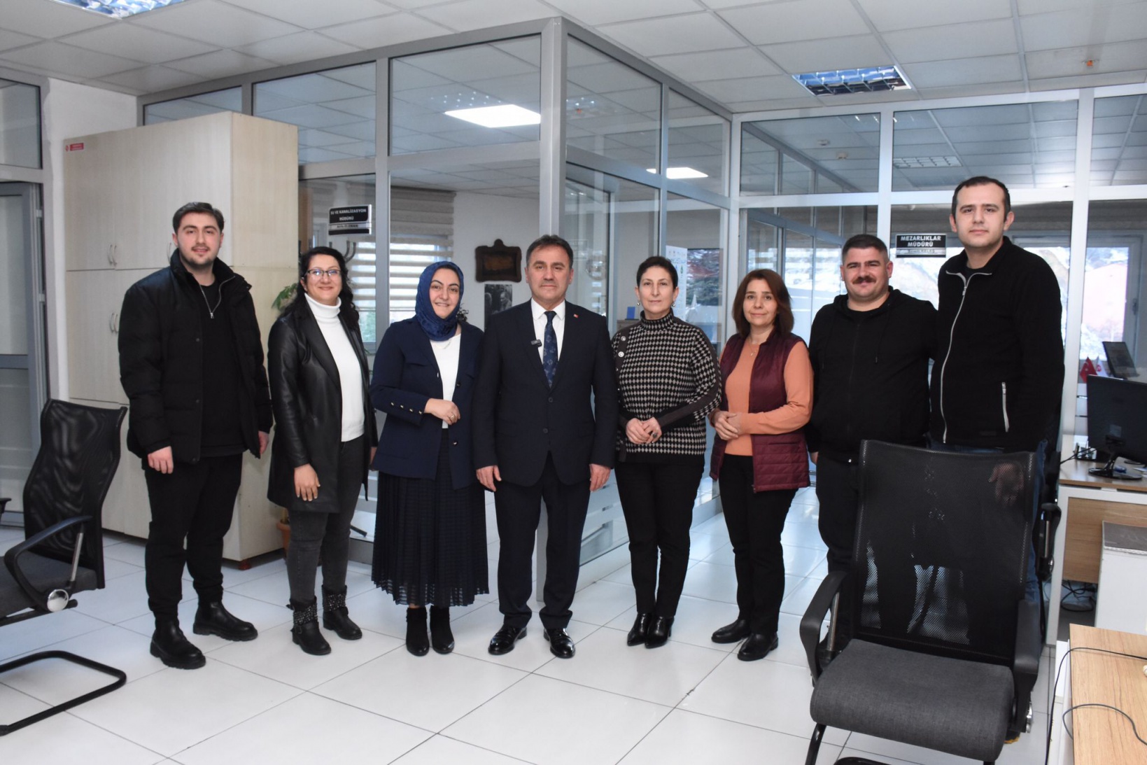 Başkan Çimen, kurum ziyaretlerine Belediye’den başladı 9