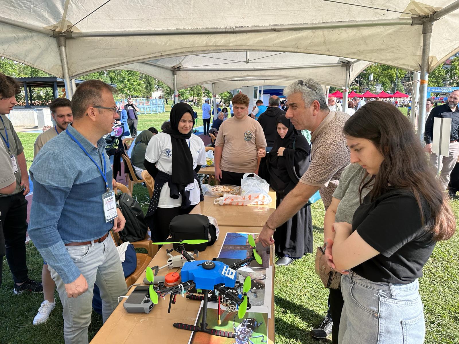 Gümüşhane MYO öğrencileri teknoloji festivalinde 6