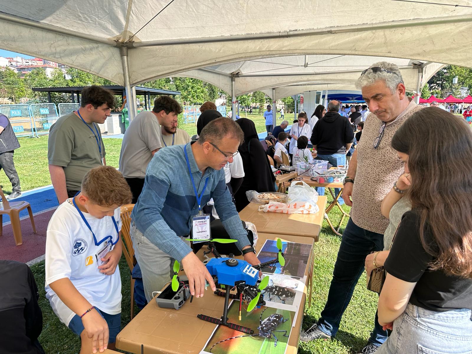 Gümüşhane MYO öğrencileri teknoloji festivalinde 5