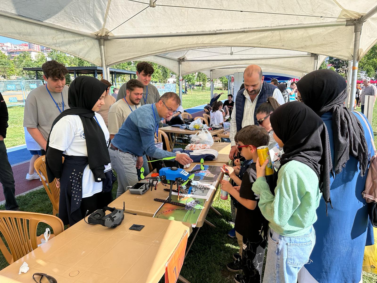 Gümüşhane MYO öğrencileri teknoloji festivalinde 4