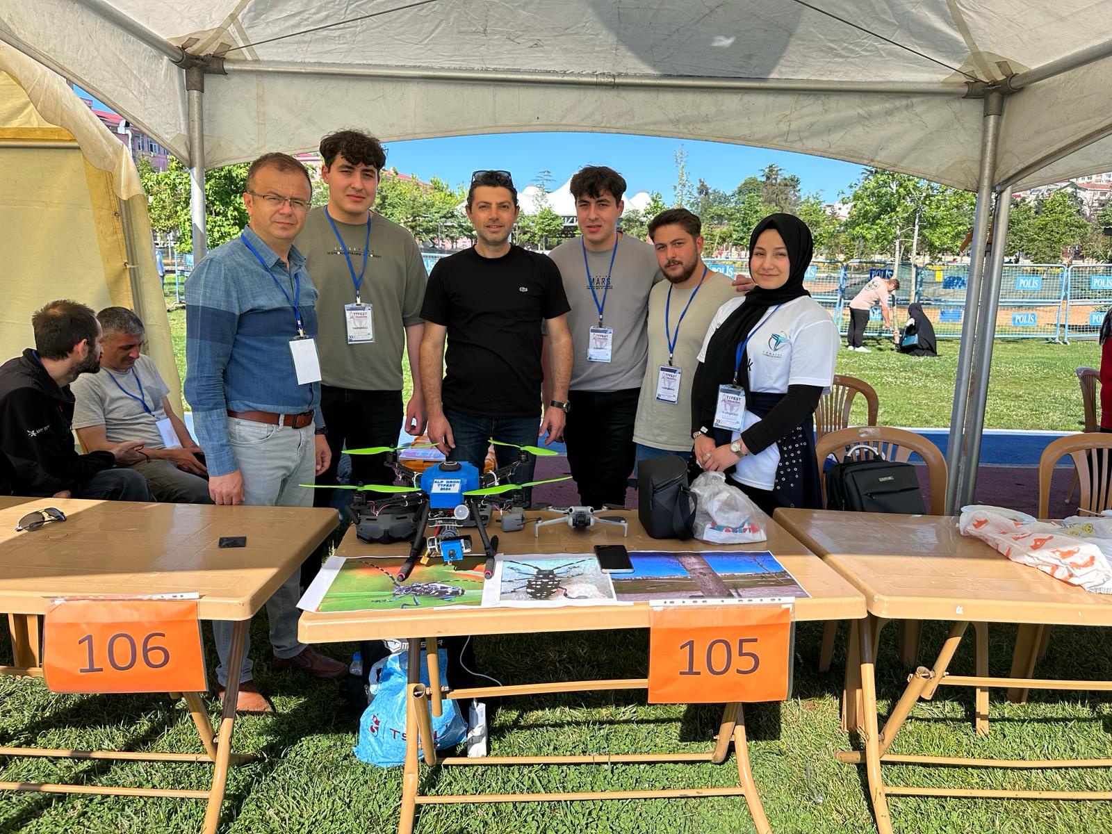 Gümüşhane MYO öğrencileri teknoloji festivalinde 2