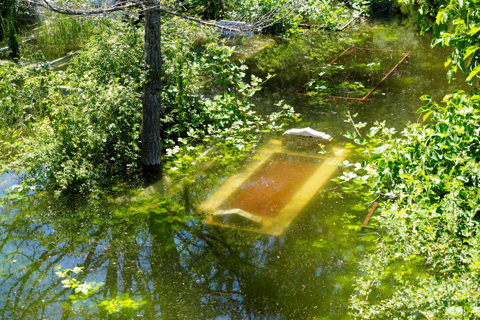 Torul’da baraj suları yükseldi mezarlıklar sular altında kaldı  3