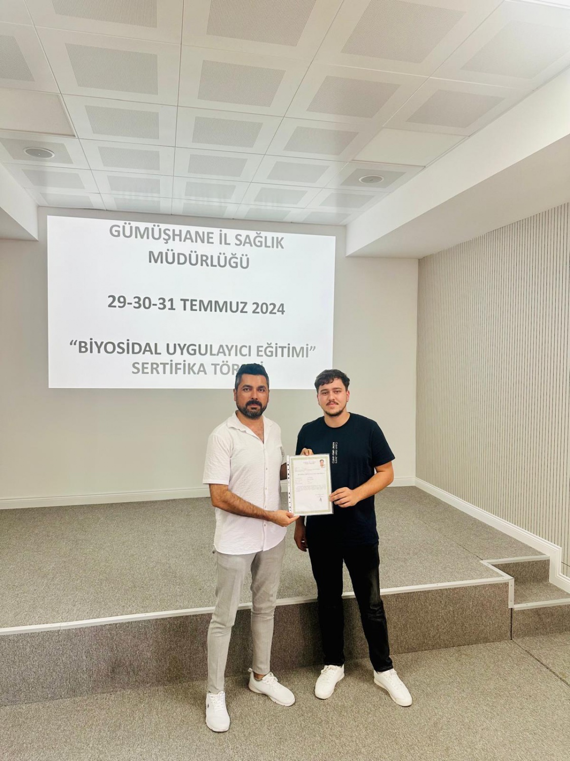 Gümüşhane’de Biyosidal Uygulayıcı Eğitimi verildi 5