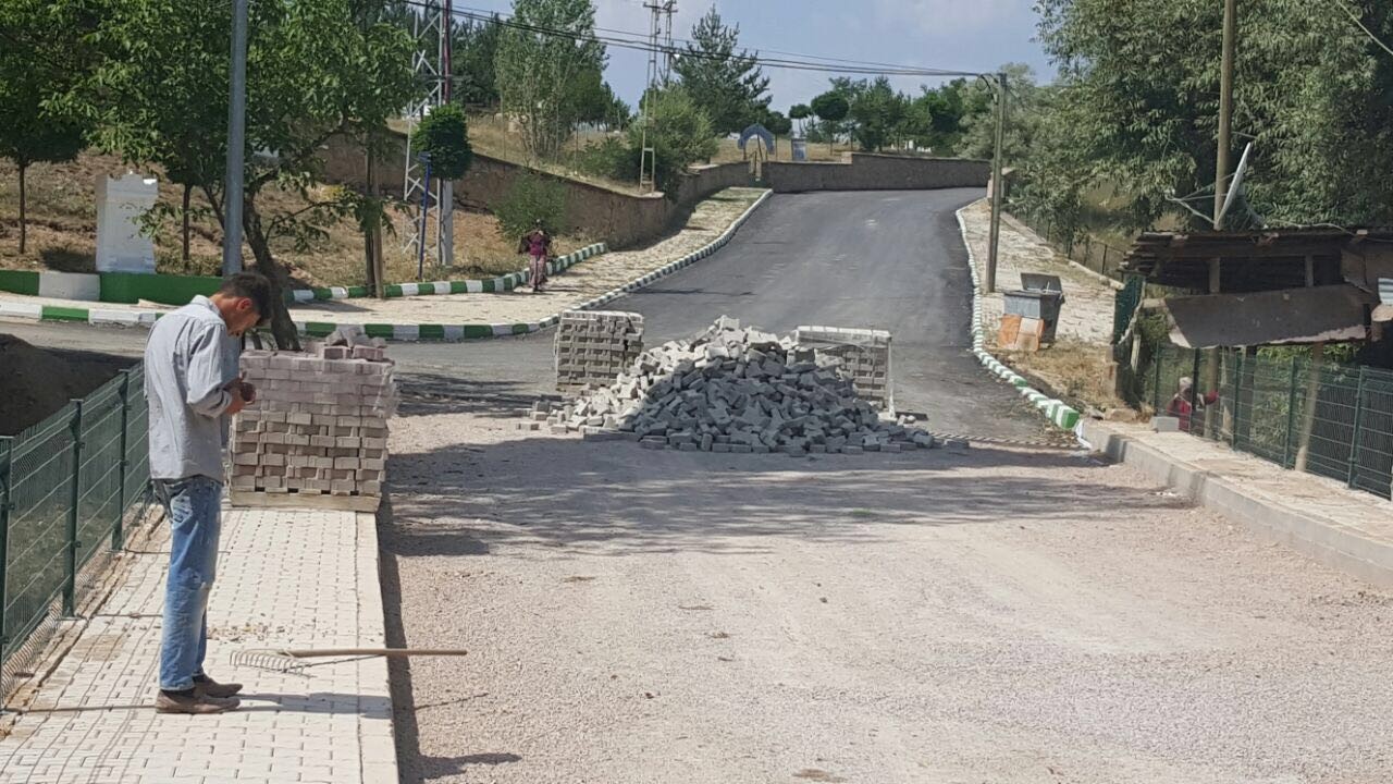 Şehit Yusuf Erk Caddesi adına yakışır şekilde yapılıyor 1