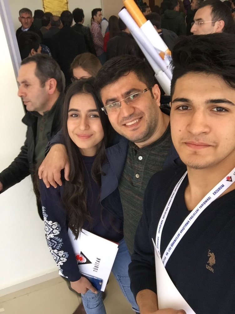 TÜBİTAK fuarında birinci olduk 2