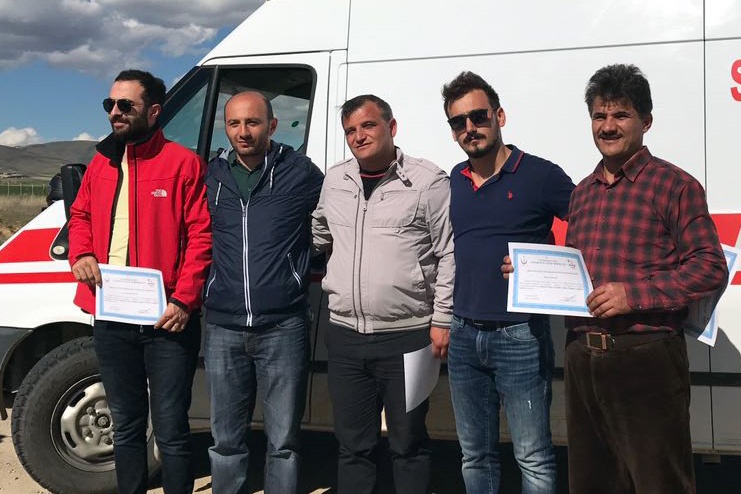Ambulans sürücüleri eğitimden geçti 5