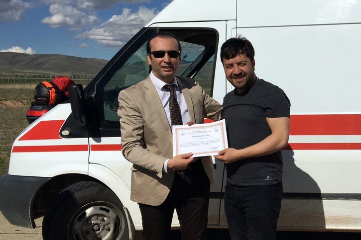 Ambulans sürücüleri eğitimden geçti 9