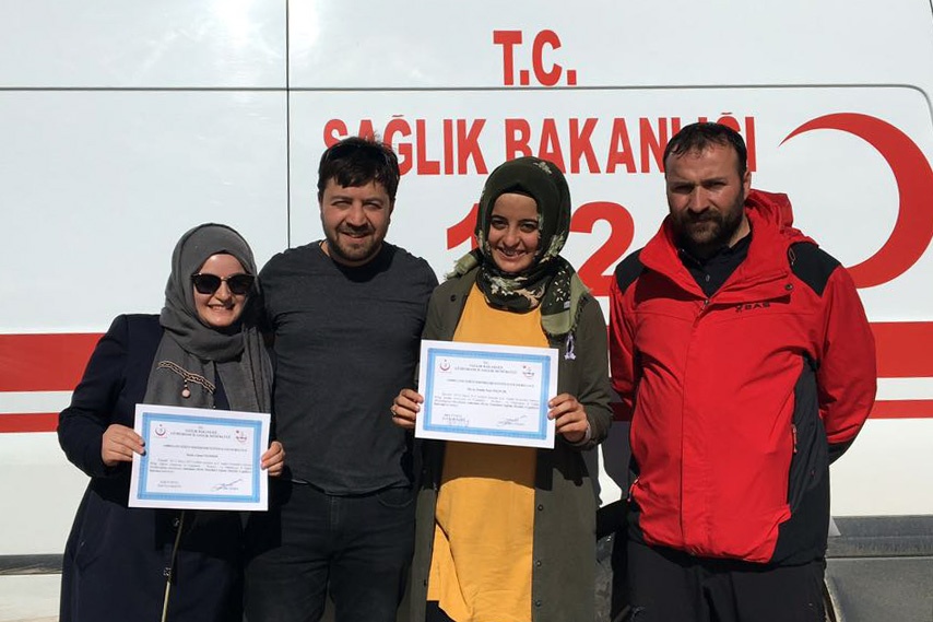 Ambulans sürücüleri eğitimden geçti 6