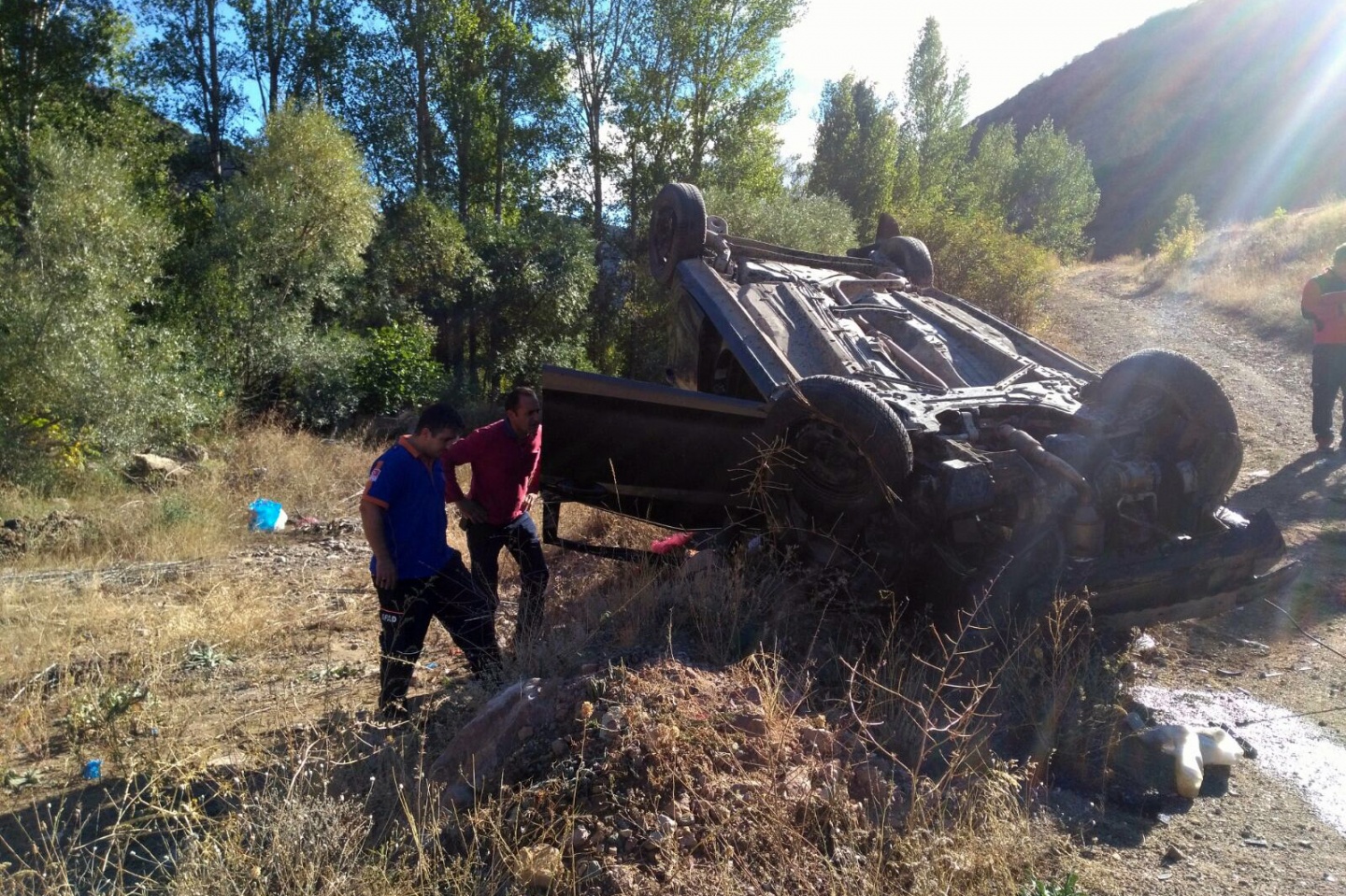 Maçka Emniyet Amiri Gümüşhane’de kaza yaptı 3