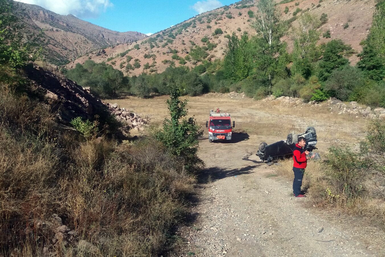 Maçka Emniyet Amiri Gümüşhane’de kaza yaptı 5