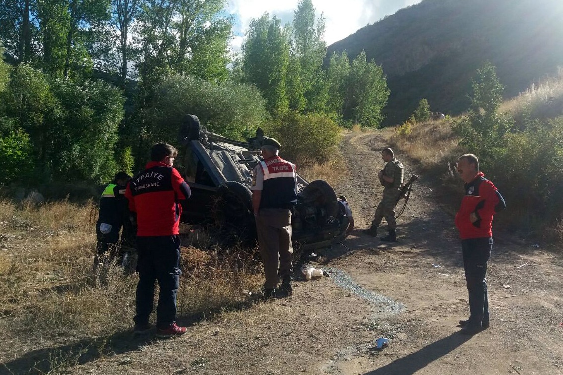 Maçka Emniyet Amiri Gümüşhane’de kaza yaptı 2