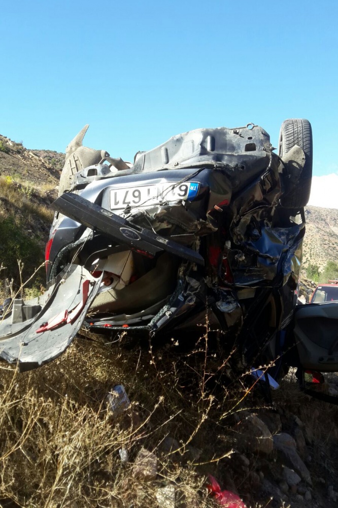 Maçka Emniyet Amiri Gümüşhane’de kaza yaptı 1