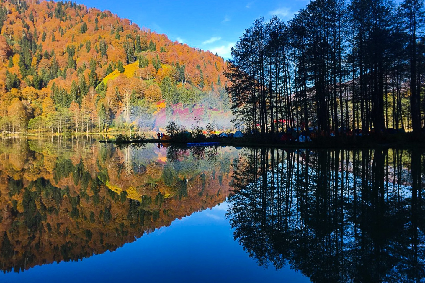 Gümüşhaneli dağcılar Karagöl’de kamp kurdu 30