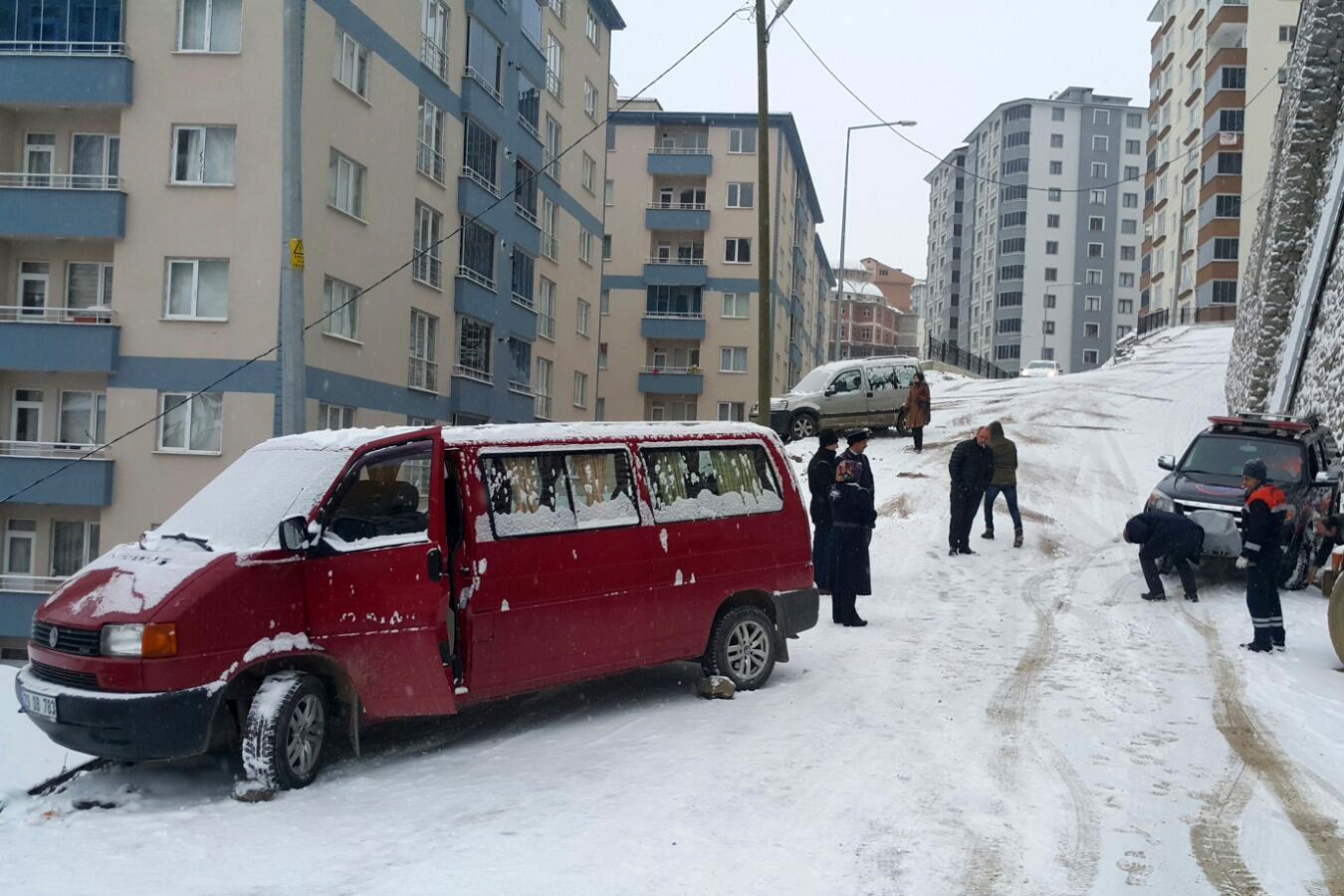 Gümüşhane’de kar yağışı 1