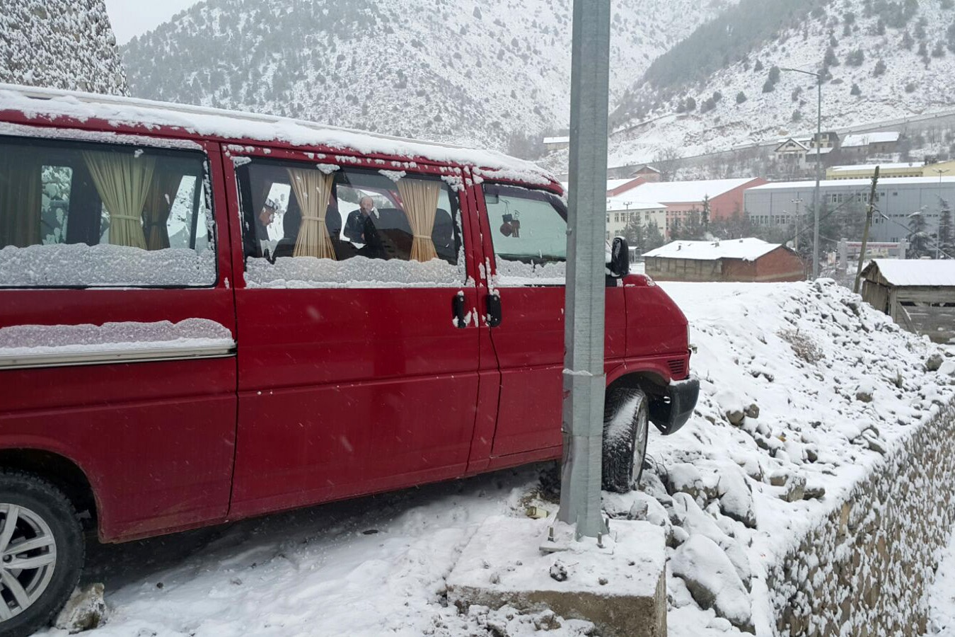 Gümüşhane’de kar yağışı 2