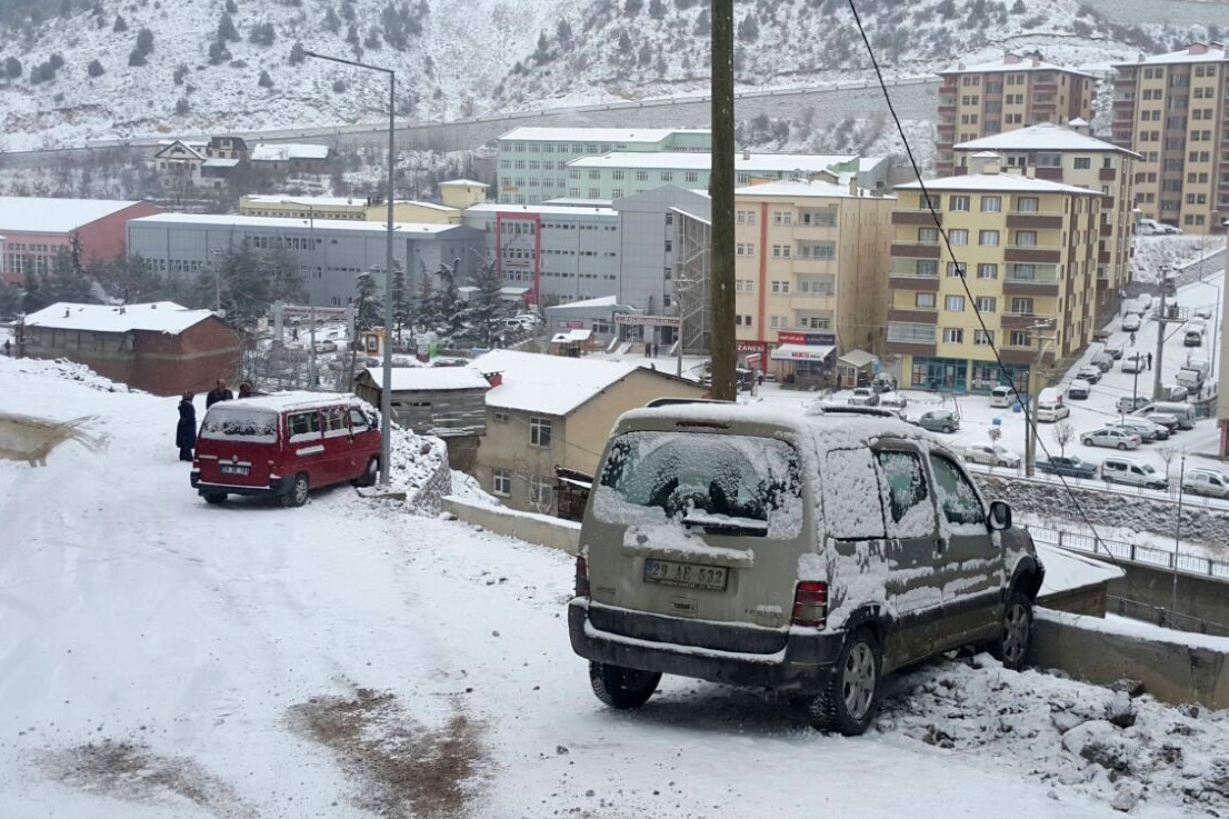 Gümüşhane’de kar yağışı 3