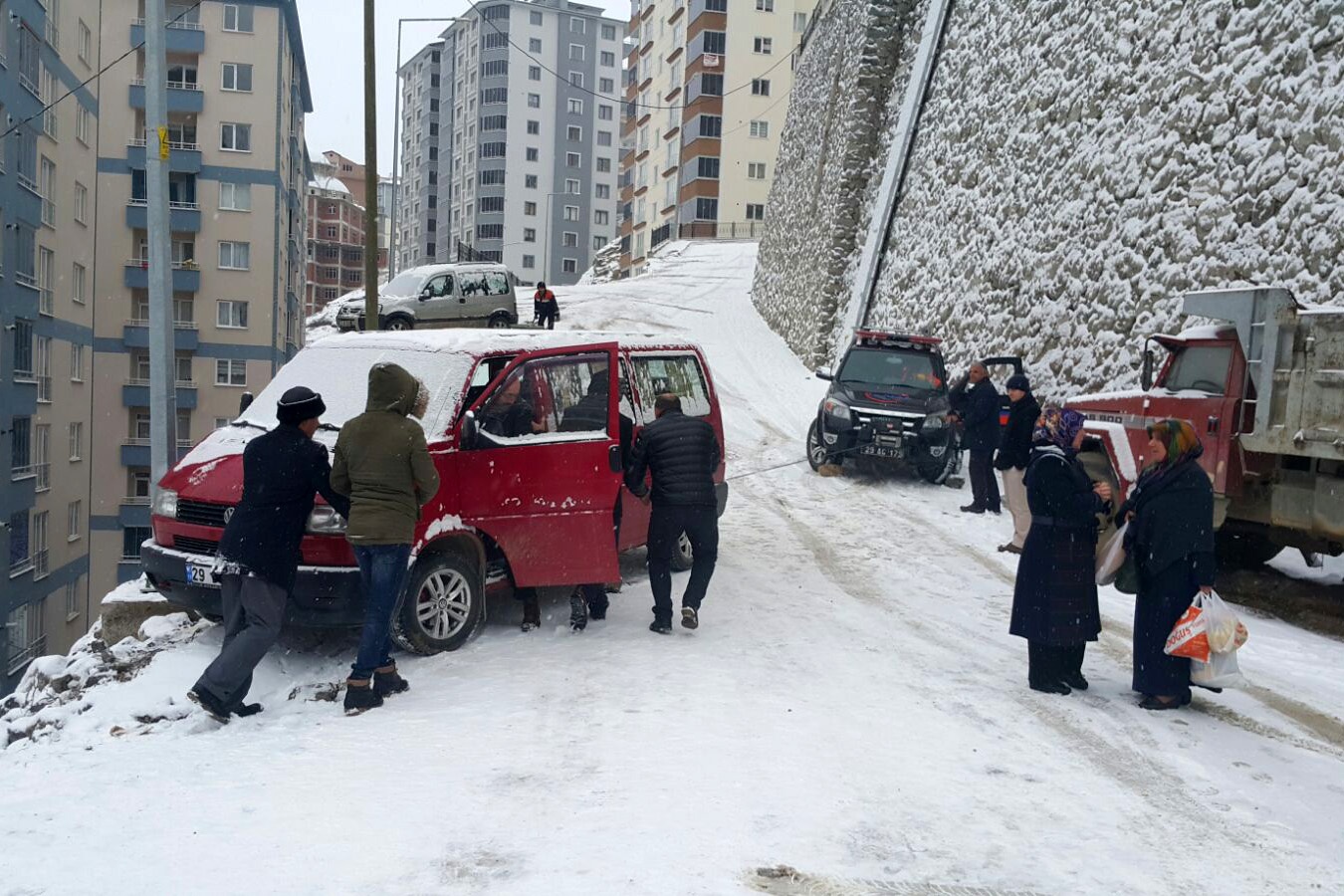 Gümüşhane’de kar yağışı 5