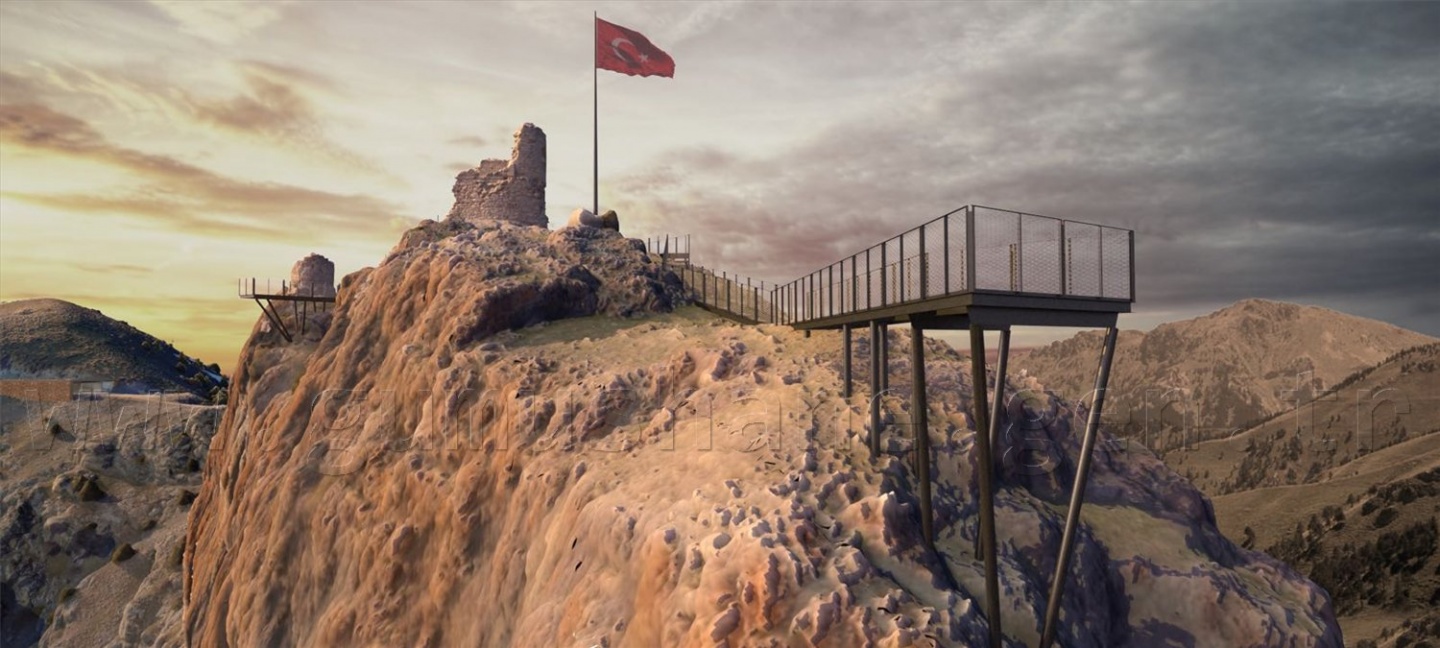 Canca Kalesinde restorasyon ve çevre düzenlemesi ihalesi yapıldı   13