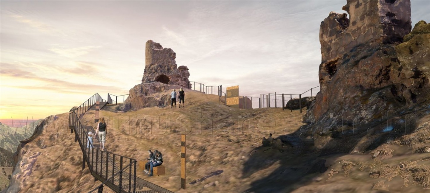 Canca Kalesinde restorasyon ve çevre düzenlemesi ihalesi yapıldı   4