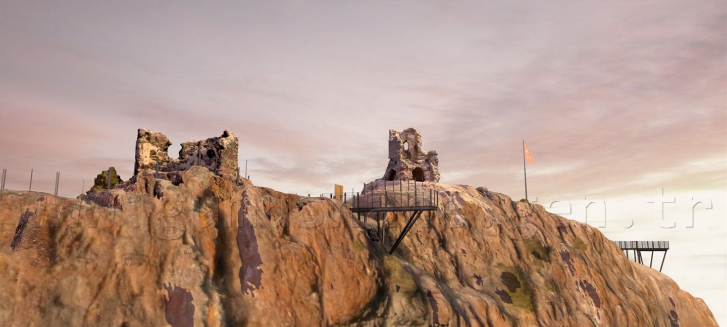 Canca Kalesinde restorasyon ve çevre düzenlemesi ihalesi yapıldı   7