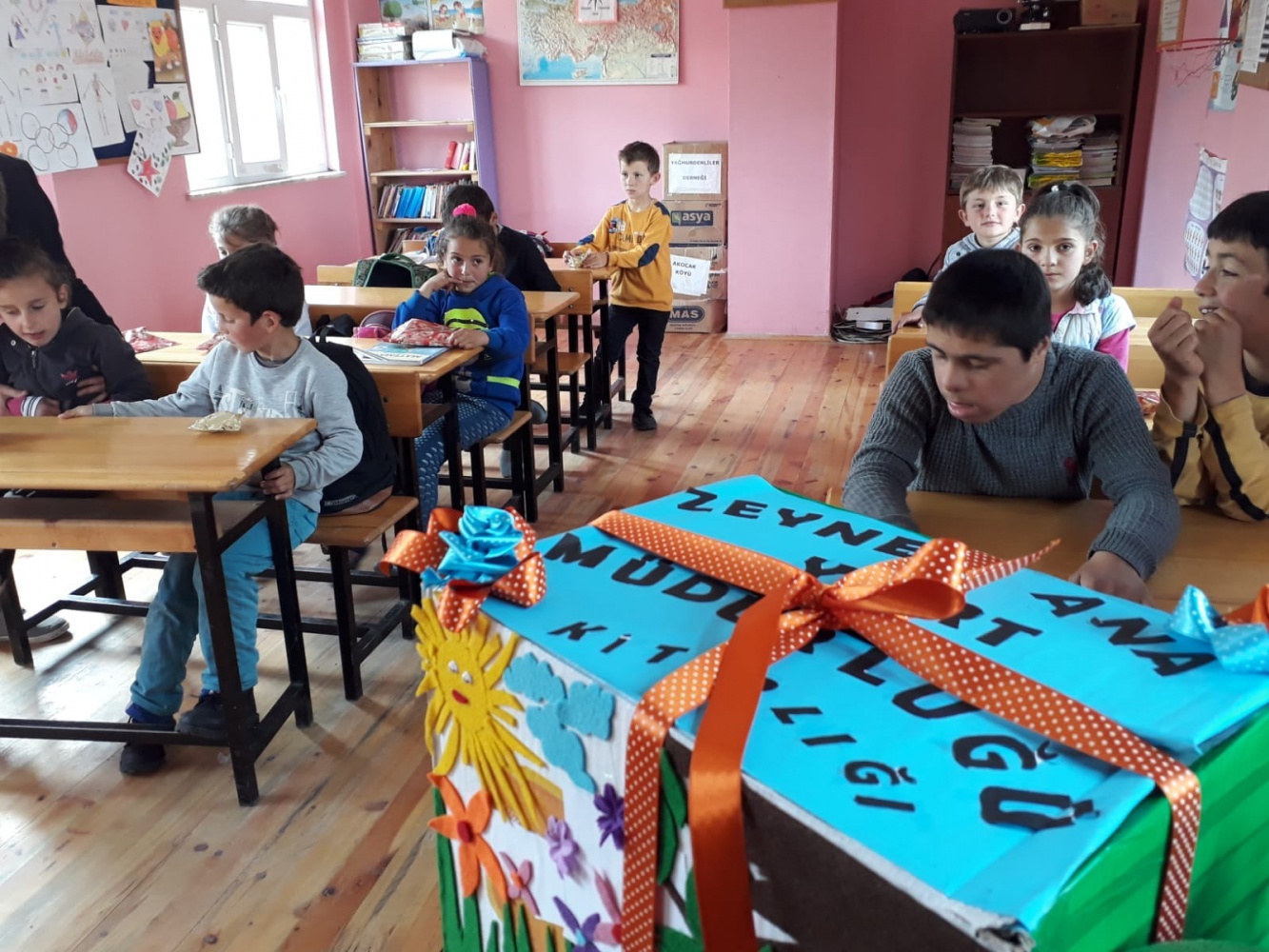 Akocak’ta kütüphane oluşturdular 12