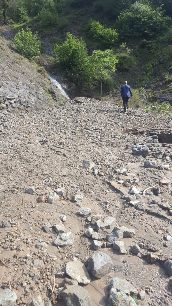 Altınpınar'ı sel vurdu 5