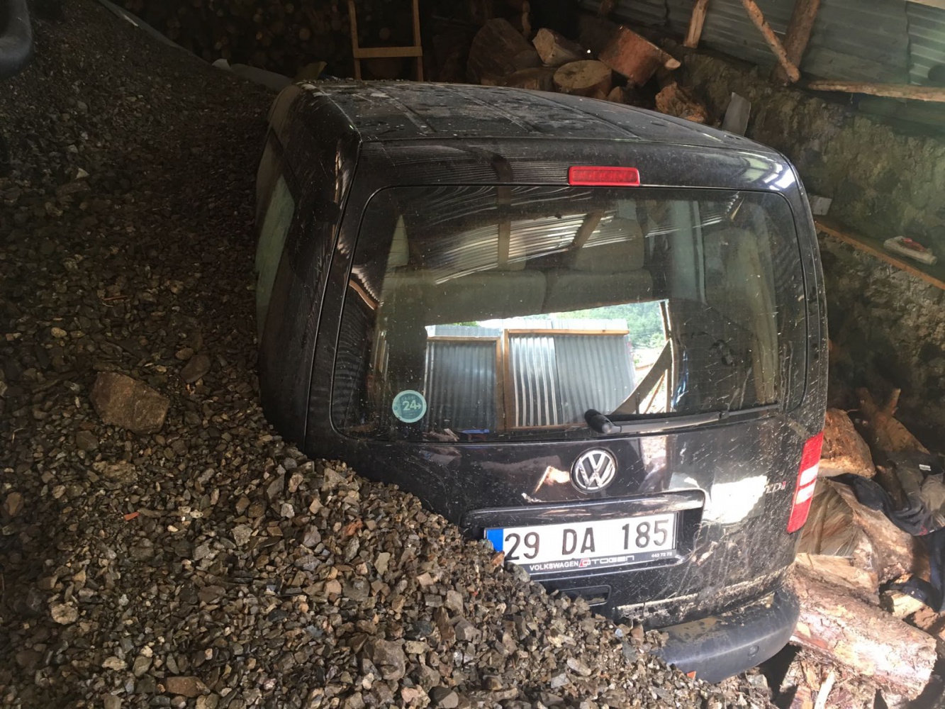 Altınpınar'ı sel vurdu 11